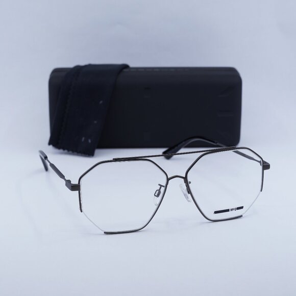 Final Price! Alexander McQueen MQ0261OA 001 Ruthenium...